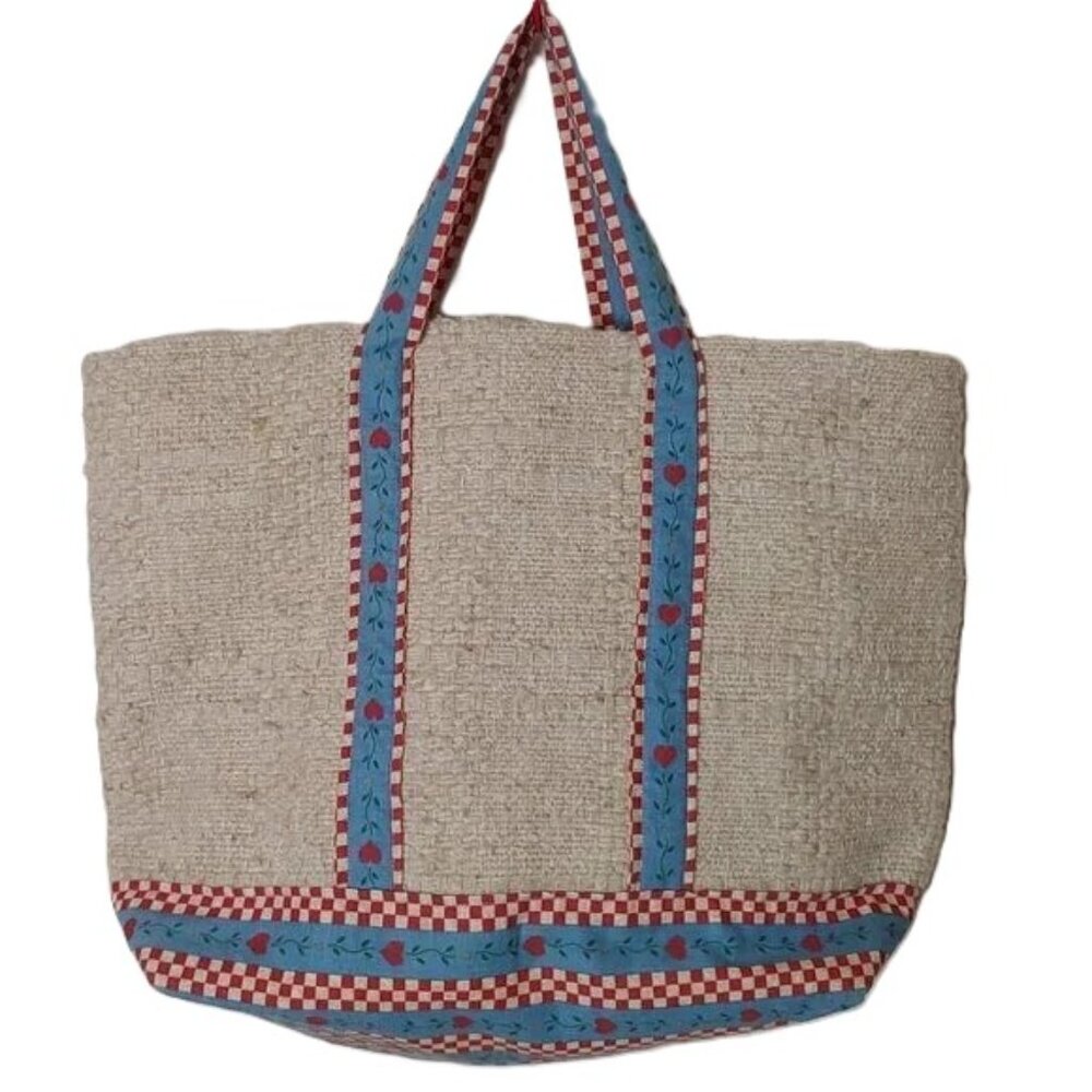 Handmade Apple Cottage‎ Core Bag Purse Tote Teacher Granola Core Tapestry Thick